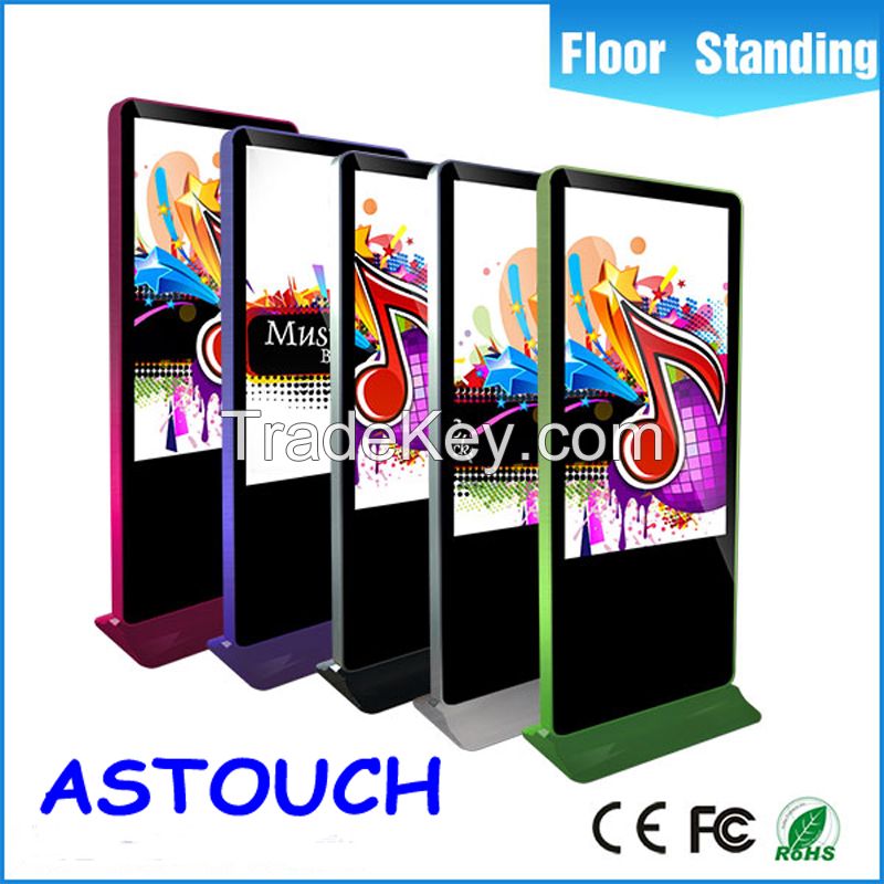 42"kiosk digital signage screen , floor stand advertising display with totem price