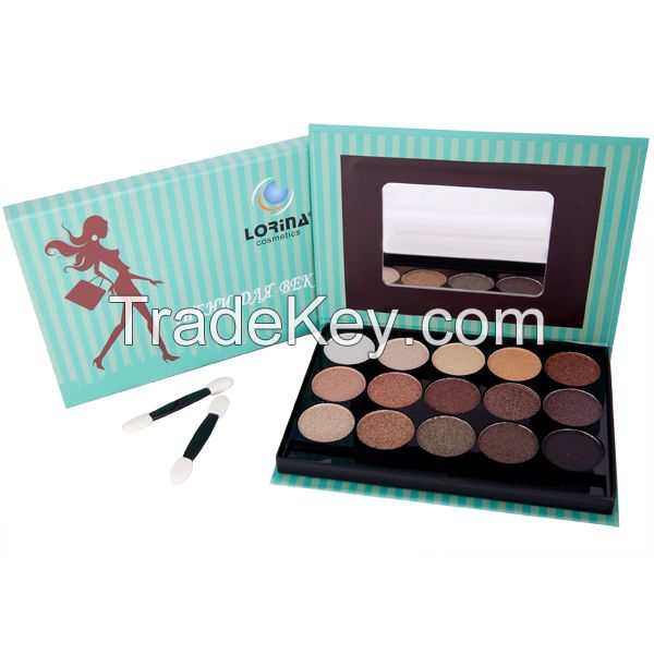 15-Colour Pearl Eyeshadow Kit, item L-EYS-15