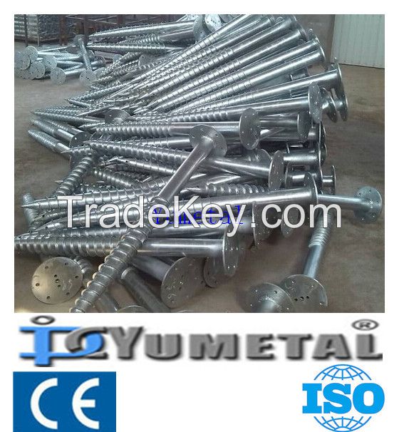 Hot Dipped Galvanized Zinc Coating Ground Screw