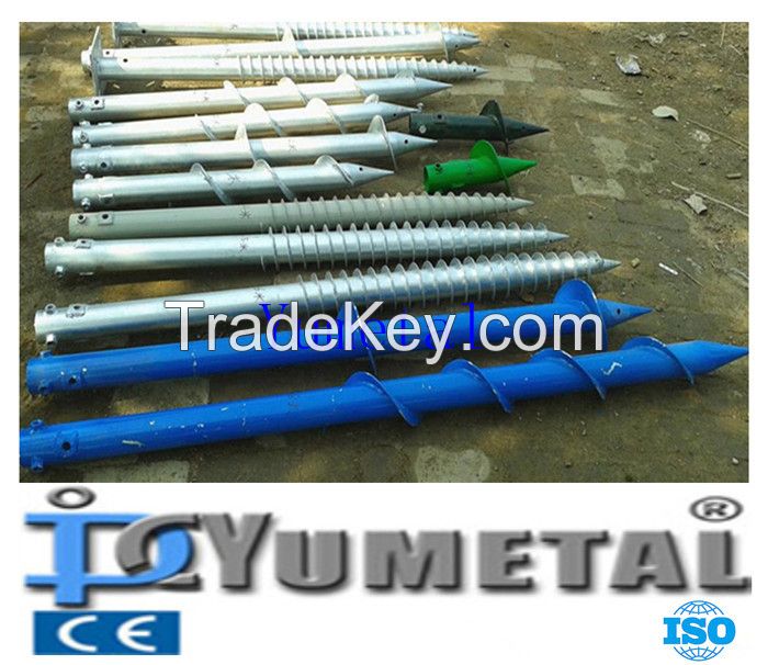 Pulldown Helical Pier For Residential Tension