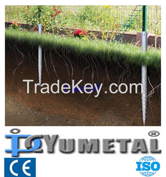 Screw Pile For Garden Wire Mesh Fence