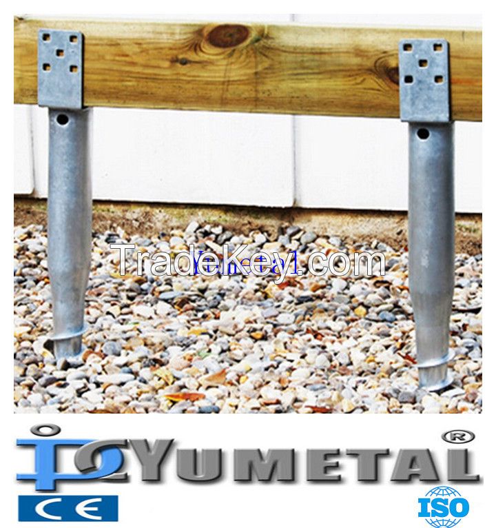 No Dig Heavy Duty Earth Screw Anchor For Construction Foundation