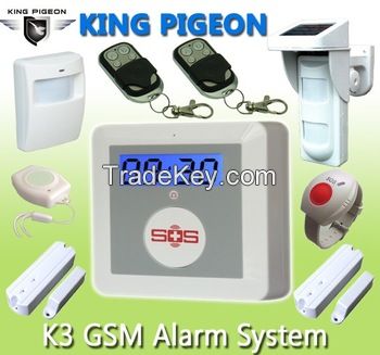 Wireless LCD display GSM SMS Android alarm system