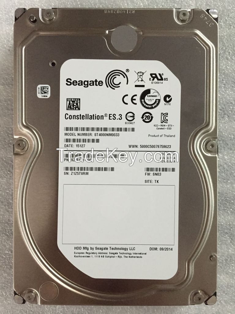 ST4000NM0033 4TB 3.5'' SATA 7.2K Server Hard Drive
