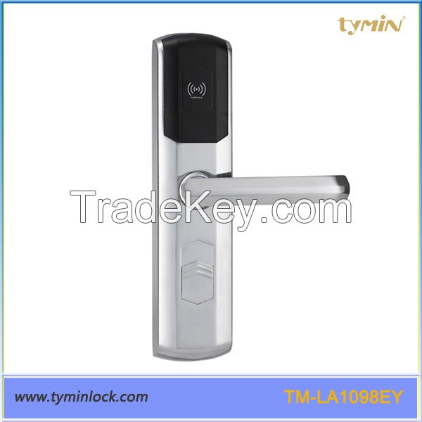 Stainless Steel Hotel RFID Card Reader Door Lock