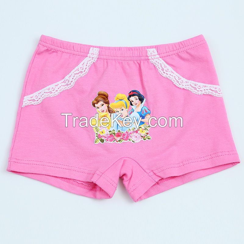 Lovely Princess Print Girls' Panties Girls Brief