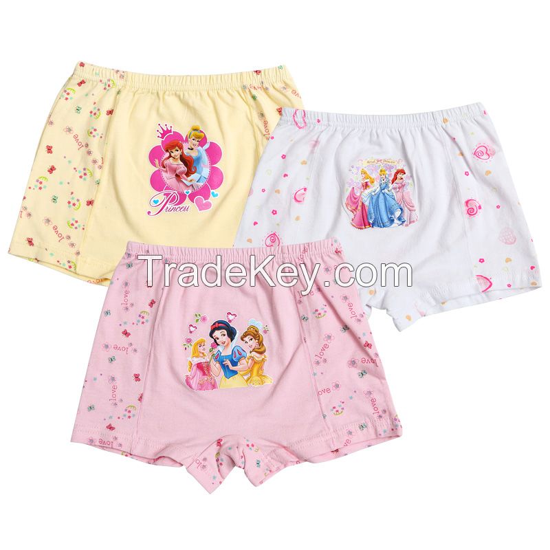 Hot Sale Princess Print Girls' Panties Girls Brief