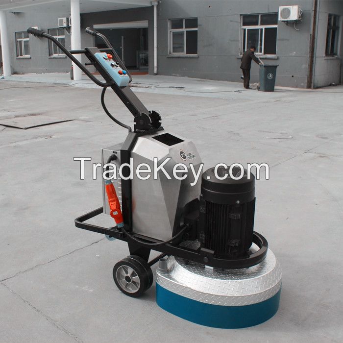 Planetary grinding polishing machine for concrete marble floor