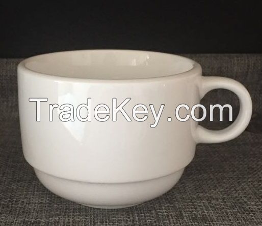 White Porcelain Coffee Cups