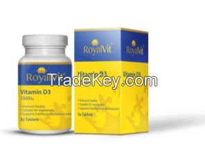 RoyalVitÂ® Vitamin D3 1000iu Tablets