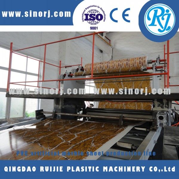 PVC Artificial Marble Floor Board Extrusion Line