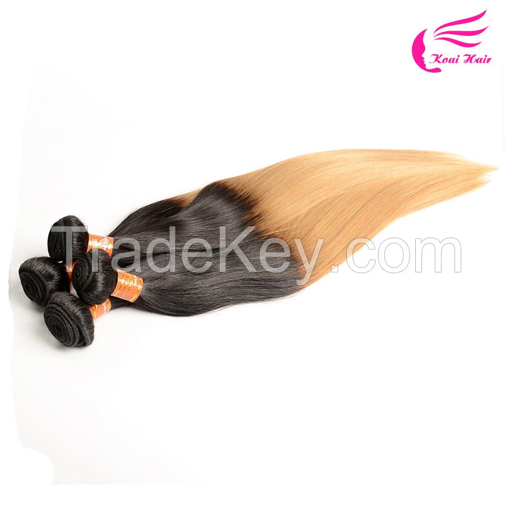 OEM Accepted 7a 100 Human Hair Remy Human Hair Weaving, 100% human ombre hair braiding hair