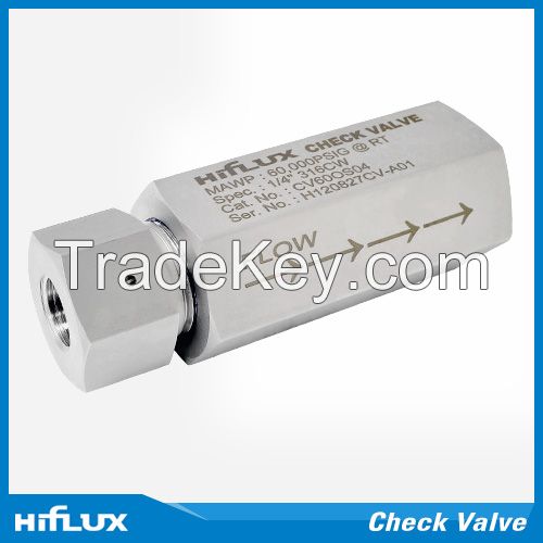 [HIFLUX] High Pressure Check Valve