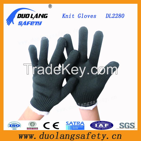 7g Chain Machine Bleached White Color Knit Glove (2401)