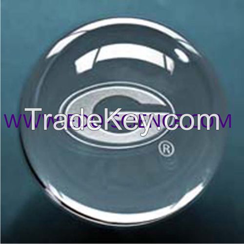 Elegant 3D Laser Engraved Crystal Ball