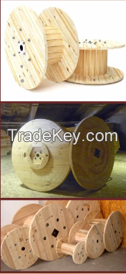 Wooden Cable Drums Reels Bobbins 
