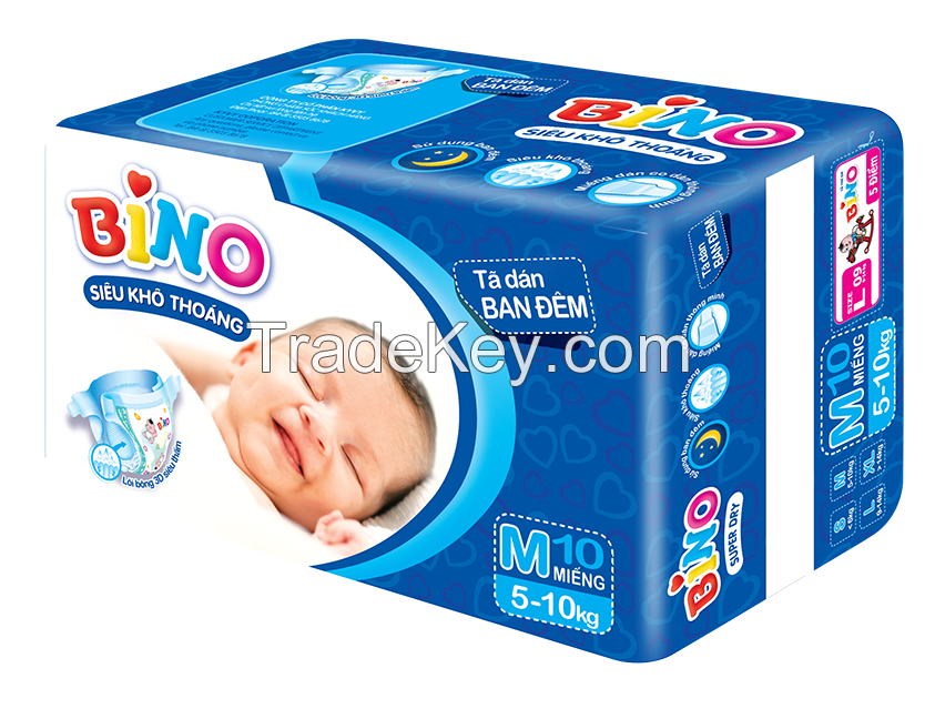 HIGH QUALITY BABY DIAPER NIGHTTIME FROM KYVY CORPORATION VIETNAM