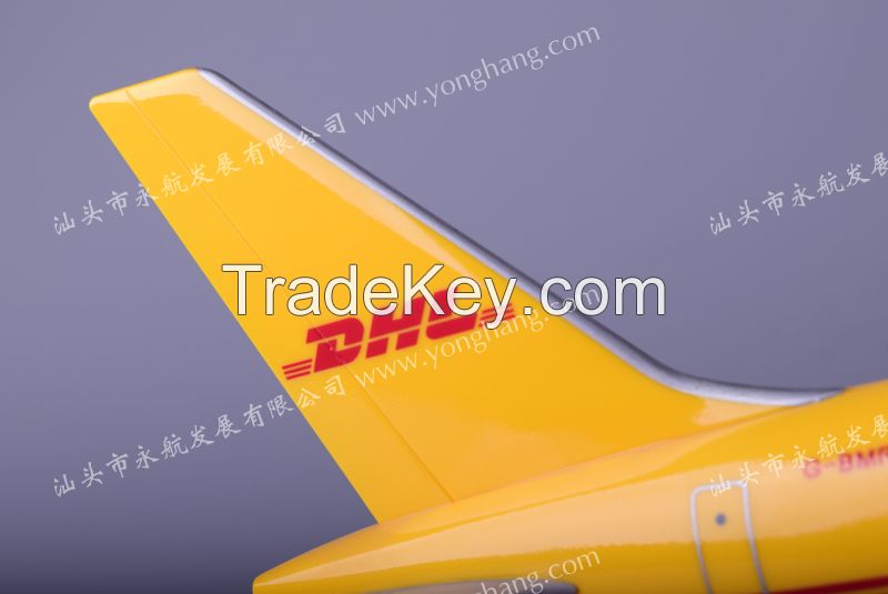 B757 resin plane model DHL