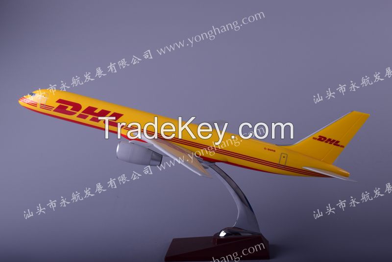 B757 resin plane model DHL