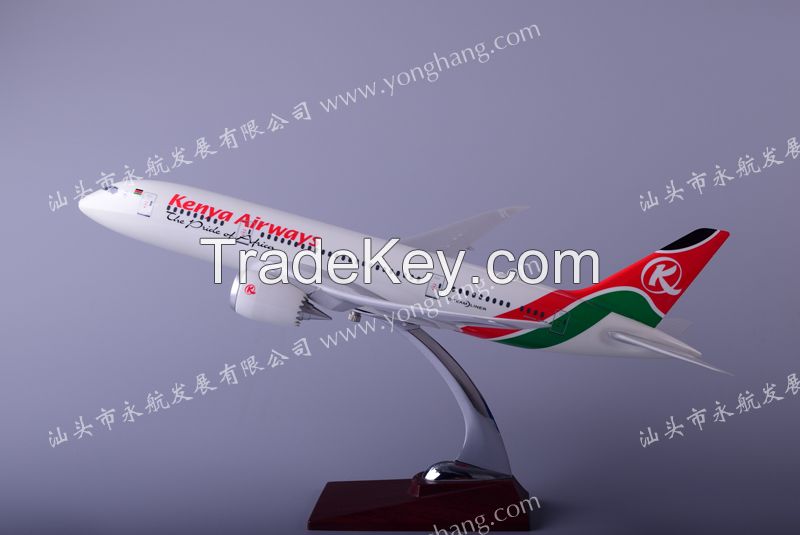 B787 resin plane model Kenya Aviation