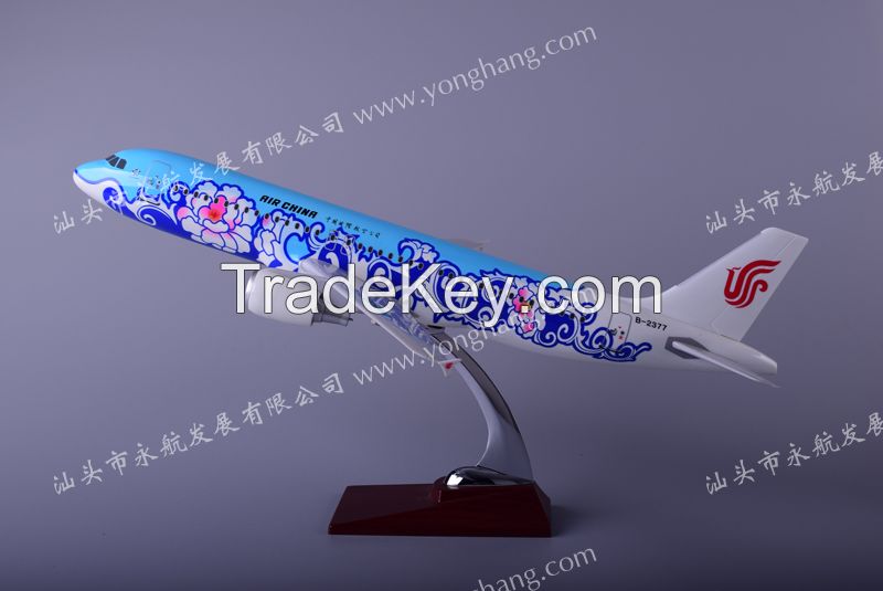 A320 resin plane model Air China