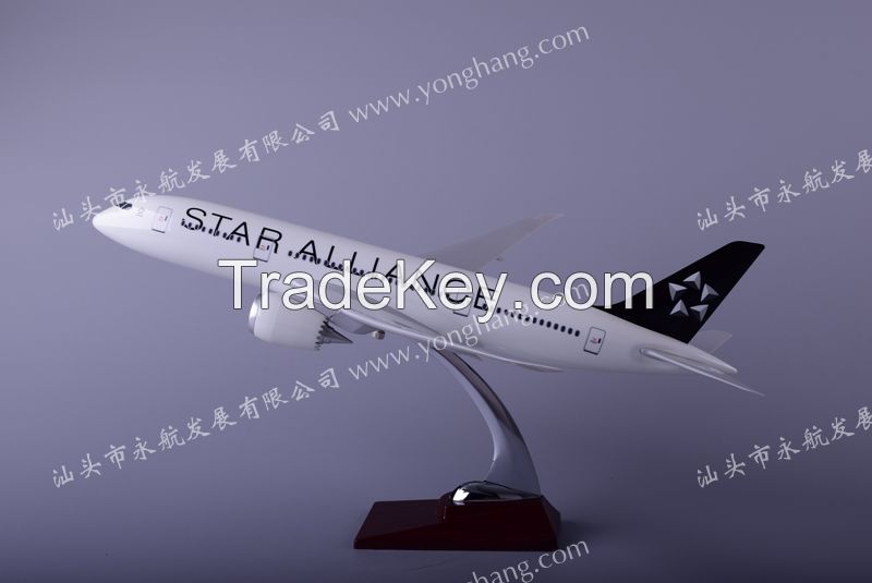 B787 resin plane model Star Alliance