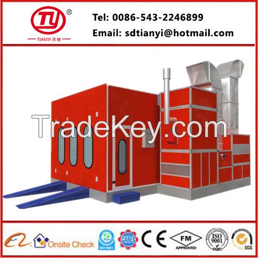 High quality car baking booth/eliectric heating spray booth/spray booth