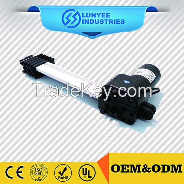 DC linear actuator for gate/door control opener