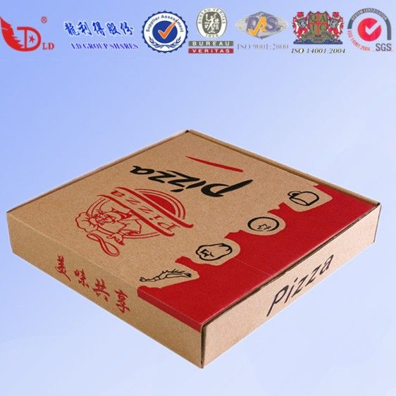 Custom corrugated paper pizza box wholesale