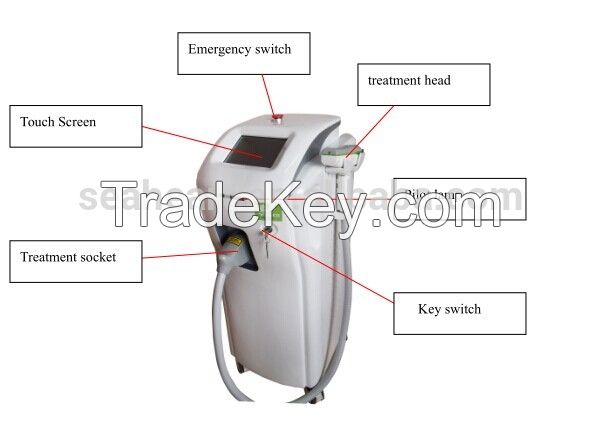 2016 Beauty equipment CE approved skin lifting 2940nm er yag laser