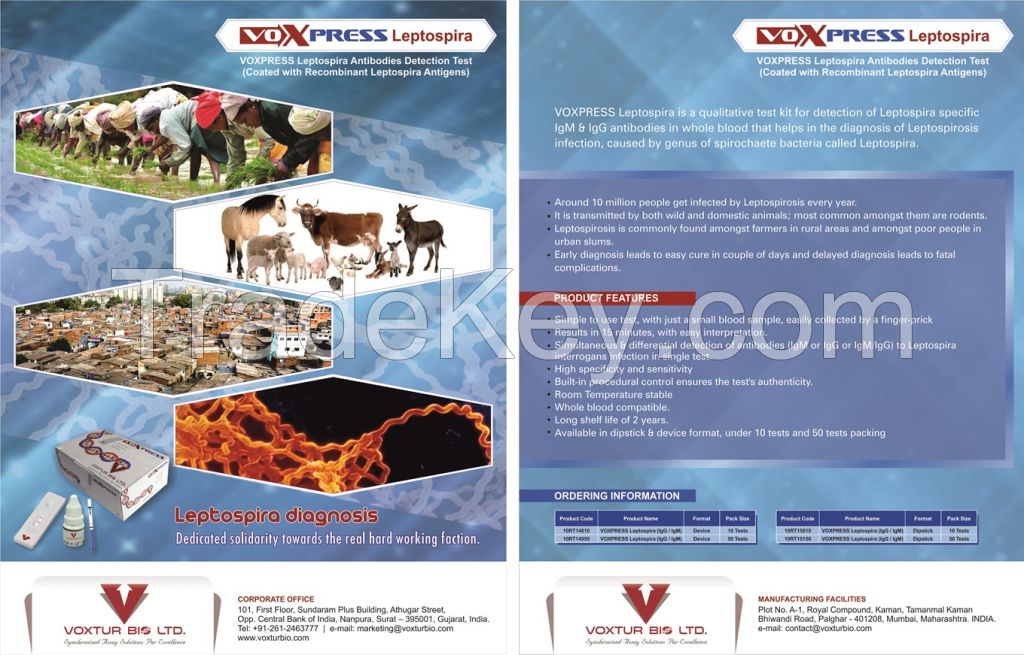 Voxpress Leptospira IgG/IgM  Test