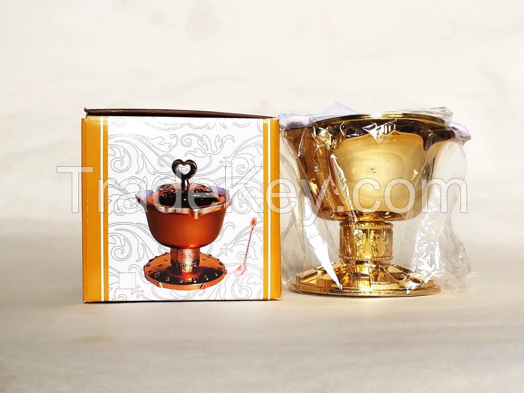 Arab high-grade fine gold goblet cherry Sugar Bowl