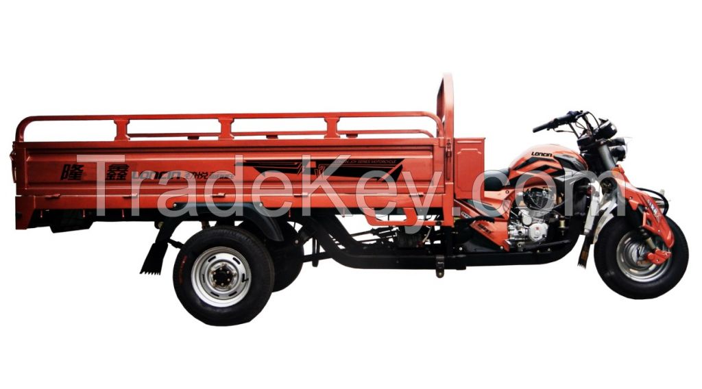 2016 China Loncin gasoline cargo use open motorcycle JYCZW three wheel motor tricycle CCC