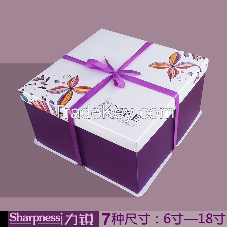 Custom Eco-Friendly Recycled carton Paper Cake Box