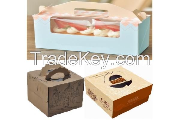 Custom Eco-Friendly Recycled carton Paper Cake Box