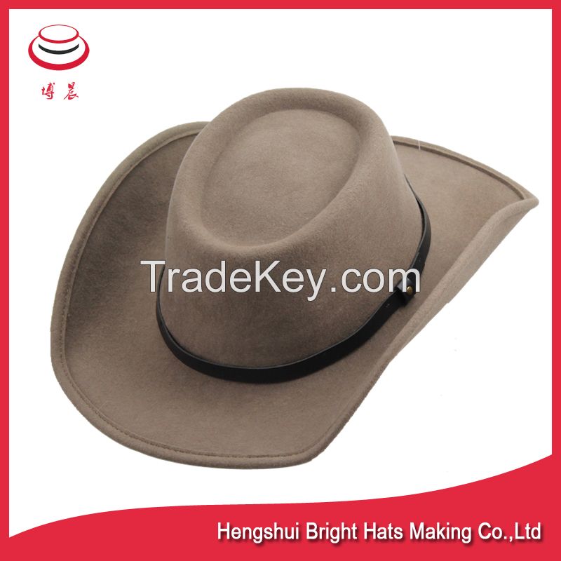 Wool Felt Fedora hats Cowboy Hats