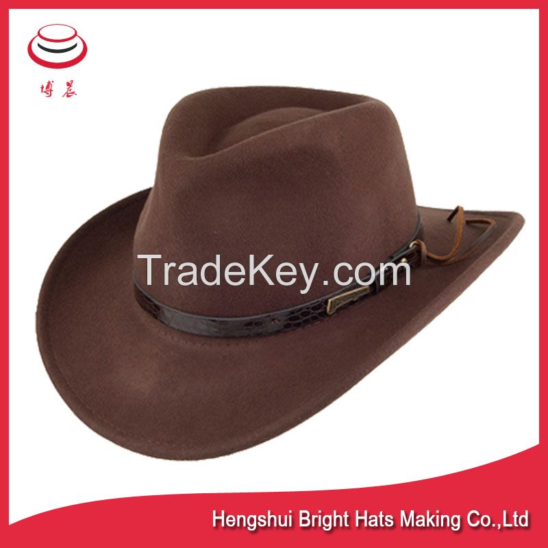 Wool Felt Fedora hats Cowboy Hats