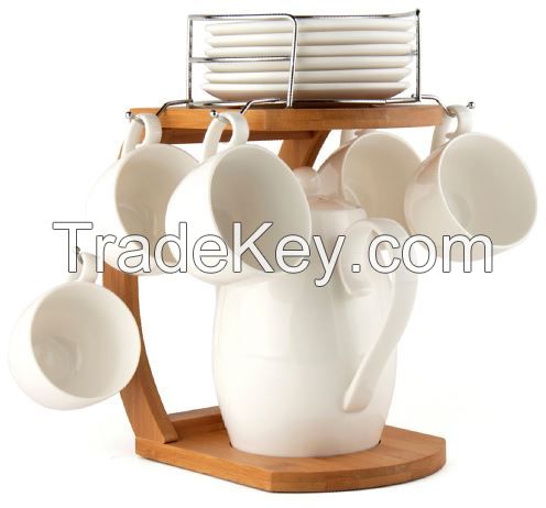 Porcelain Tea Pot Cup Set