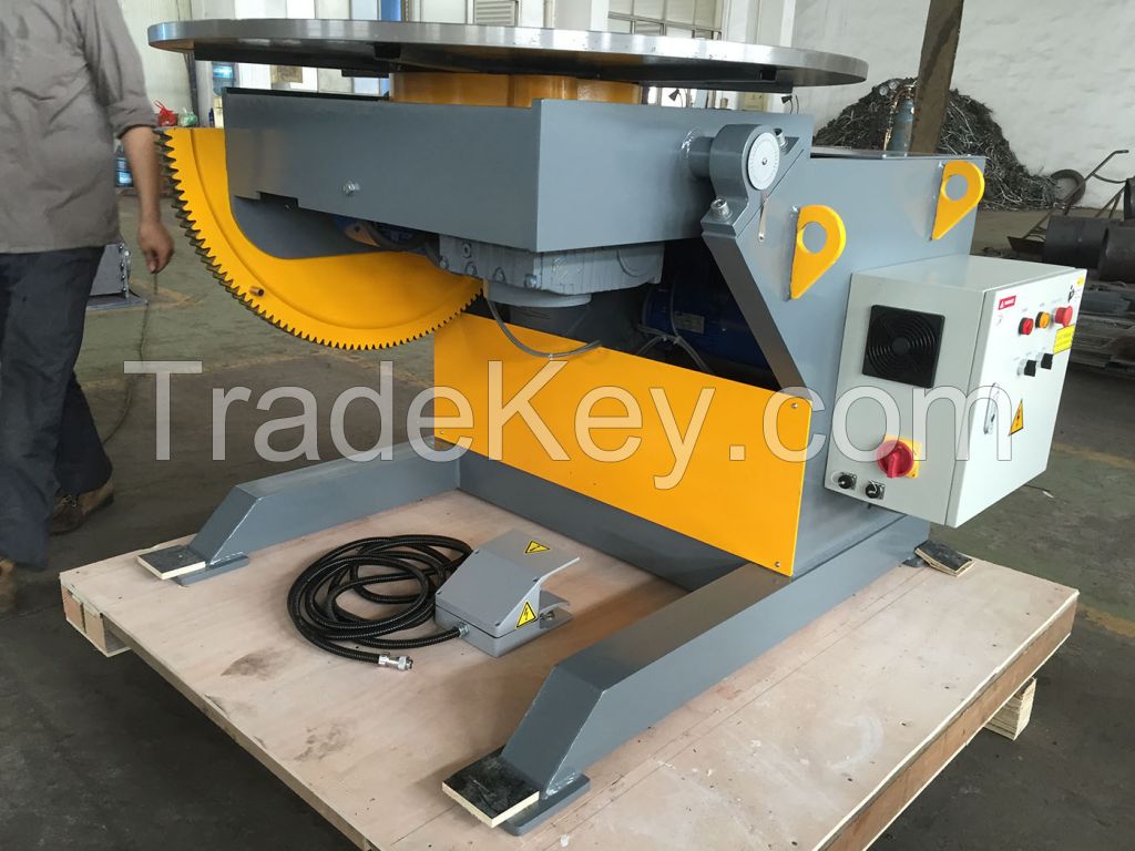 6500lbs welding positioner with 0-90 tilting angle
