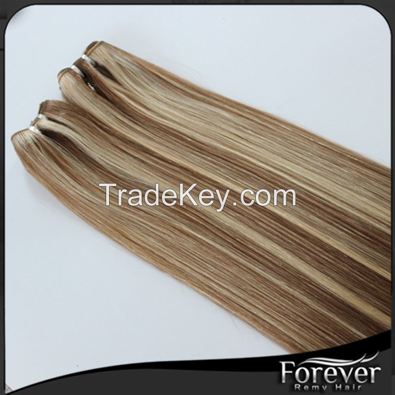 2016 Forever factory real remy hair weave 18in 120g  big ins tock,can be fast shipping hair extension