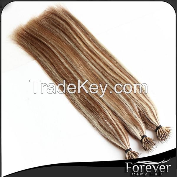 Forever factory real remy hair 18inch nano ring hair extensions