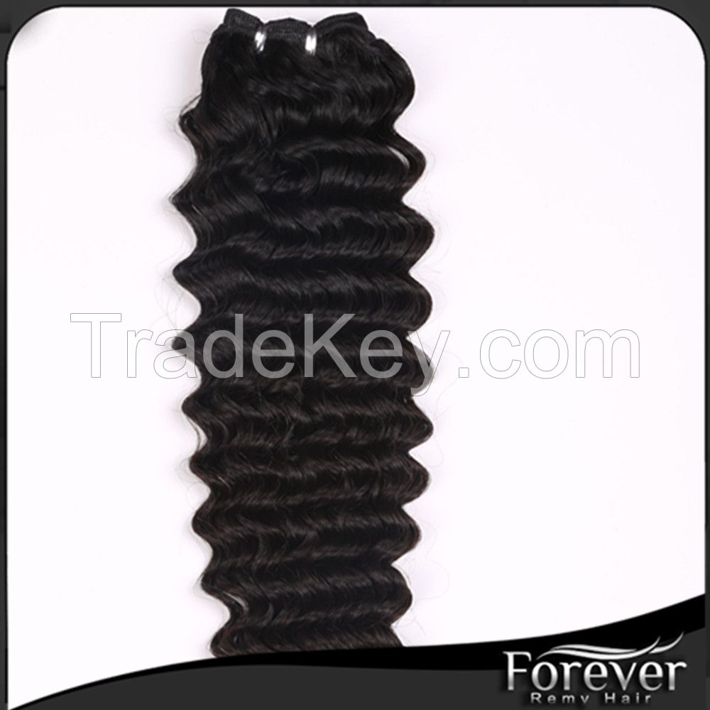 2016 Forever factory real remy hair weave 18in 120g  big ins tock,can be fast shipping hair extension