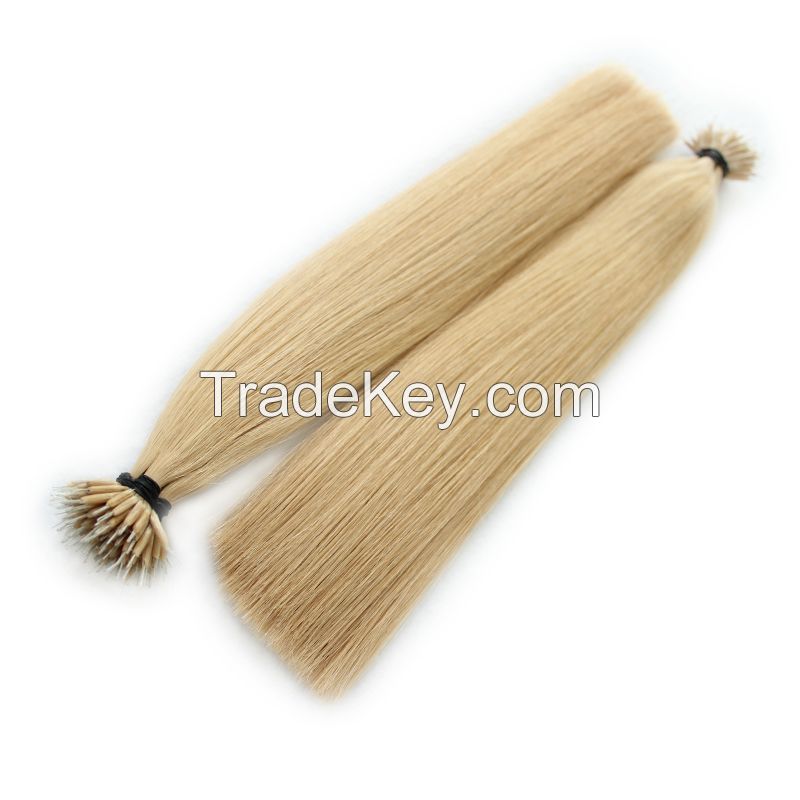 Forever best quality hair extensions 100% remy nano tip  18in 0.8g/s colors in stock