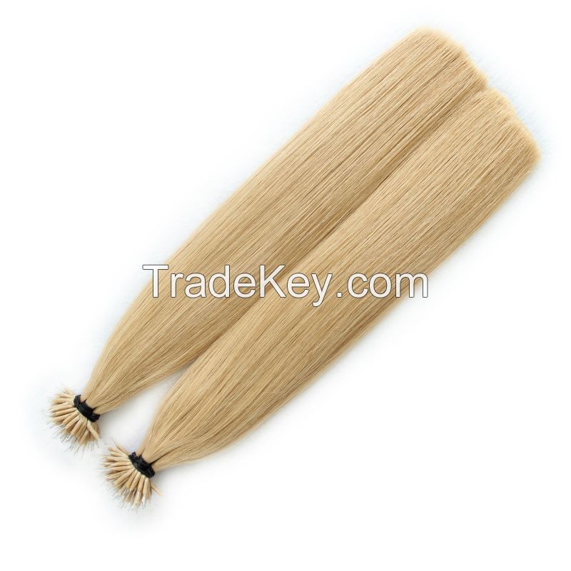Forever best quality hair extensions 100% remy nano tip  18in 0.8g/s colors in stock