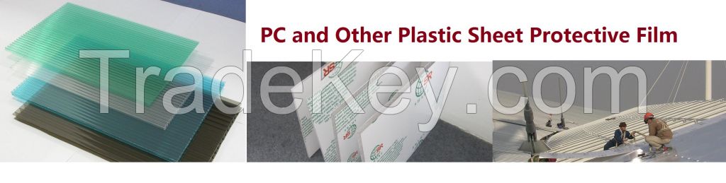 Plastic panel protection film