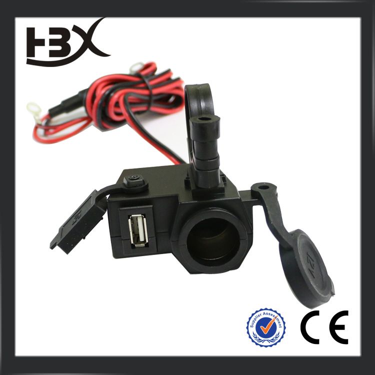 12v to 5v 2.1a  waterproof motorcycle usb mobile phone charger