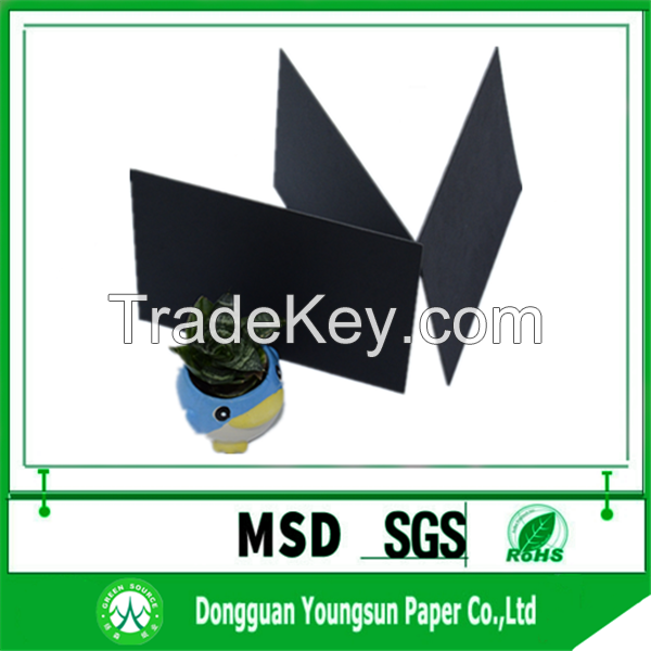 250gsm 300gsm 350gsm black paper board sheet