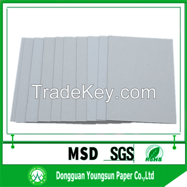 High stiffness grey chipboard and grey cardboard &amp; grey paperboard