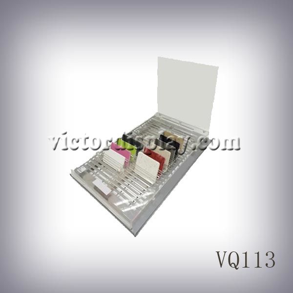 VQ113 Acrylic Quartz Stone Display Rack