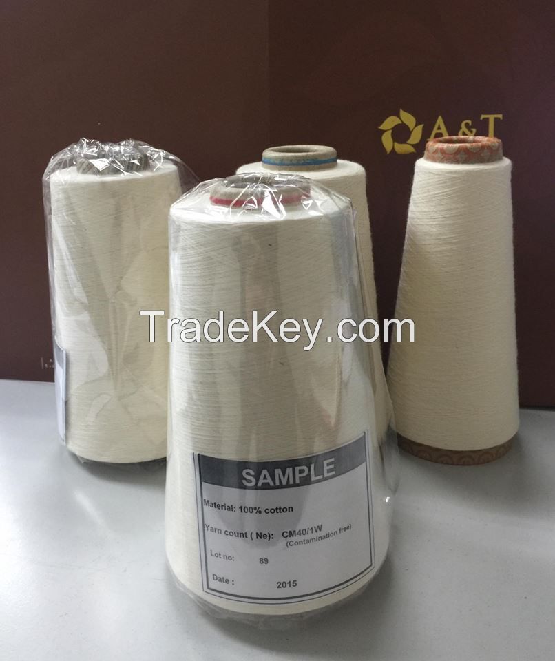 Cotton Yarn CM40/1 (contamination free)